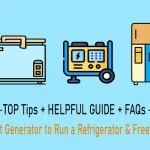 what is the best generator to run a refrigerator and freezer