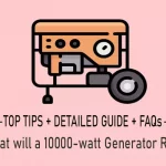 what will a 10000-watt generator run