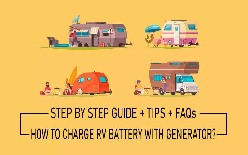 how to charge rv battery with generator