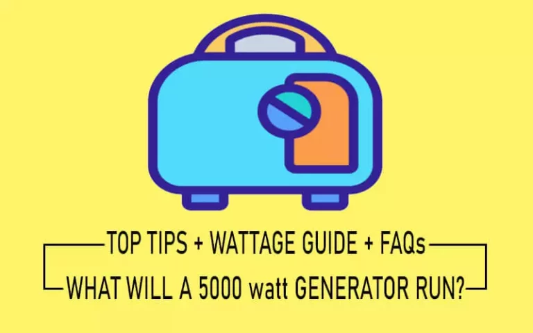 What will a 5000 watt Generator Run? (Safety Tip)