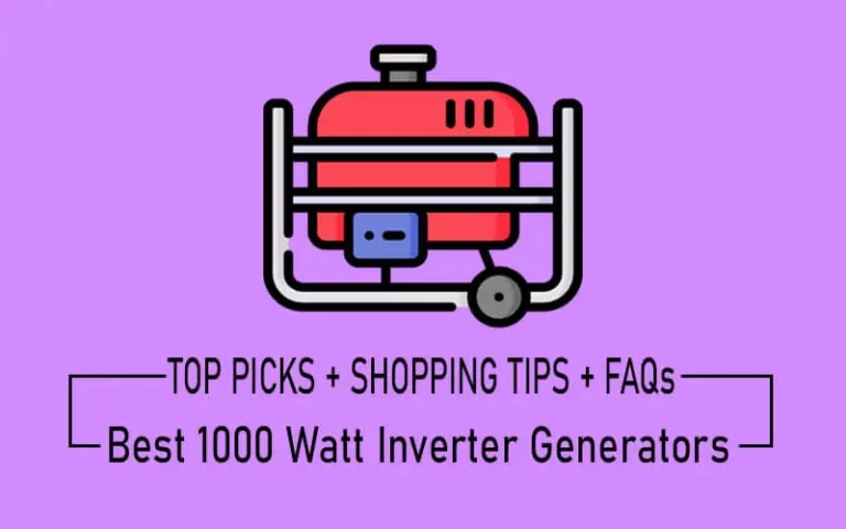 4 Best 1000 Watt Inverter Generators [Reviews+FAQs] 2023