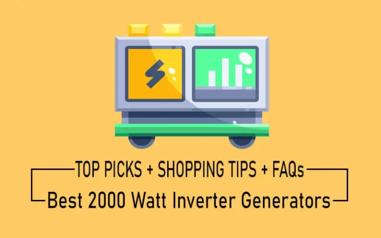 5 Best 2000 watt Inverter Generators (+FAQs)