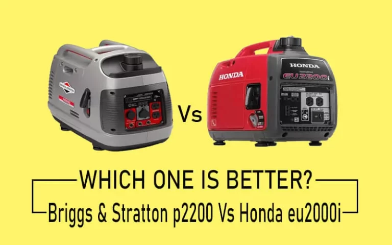 Briggs and Stratton p2200 vs Honda eu2000i