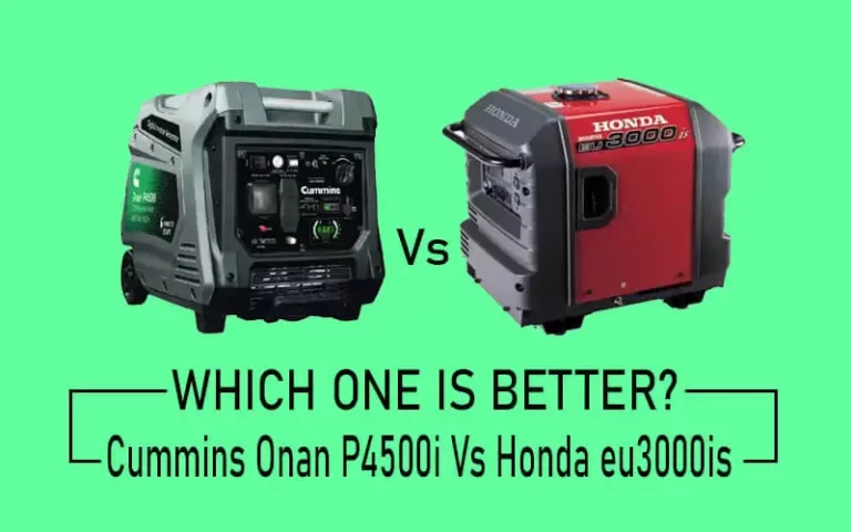 Cummins Onan p4500i vs Honda eu3000is (Which is Better?)